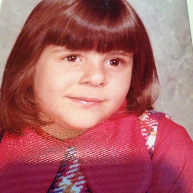 Jeneen as a young girl - a school portrait