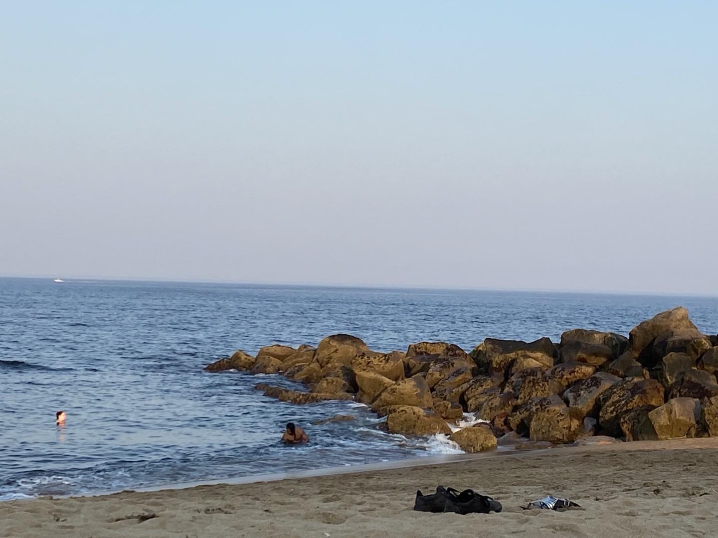 The beach